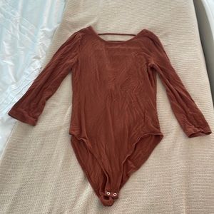 Burnt orange super cute bodysuit